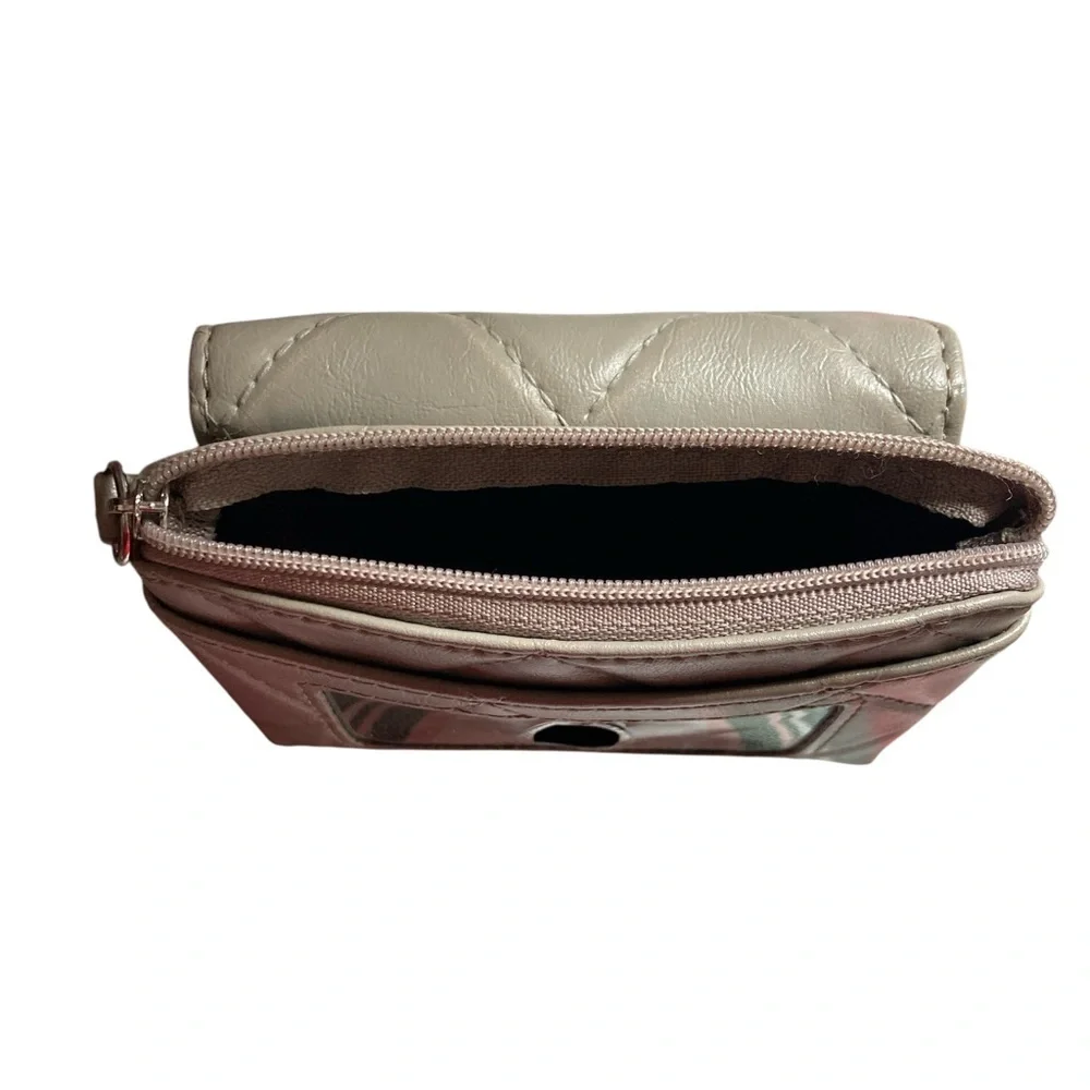 Tahari Gray Quilted Women's Wallet